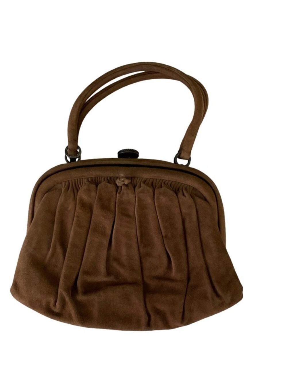 VINTAGE Lamprom Handbag Brown OS